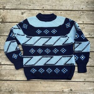 Vintage 100% Wool Mon Tricot Sweater